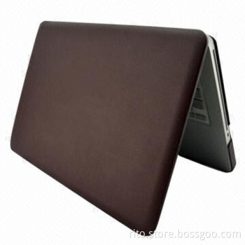 Coffee Color PU Hard Cover for Macbook Pro 13, with Retina Display
